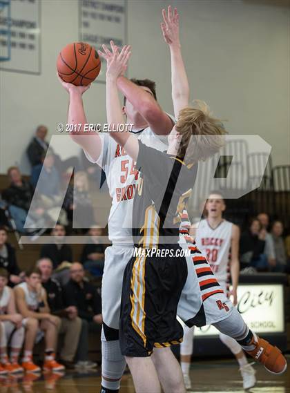 Thumbnail 2 in Venango Catholic vs Rocky Grove (Short St Motorcars Tournament) photogallery.