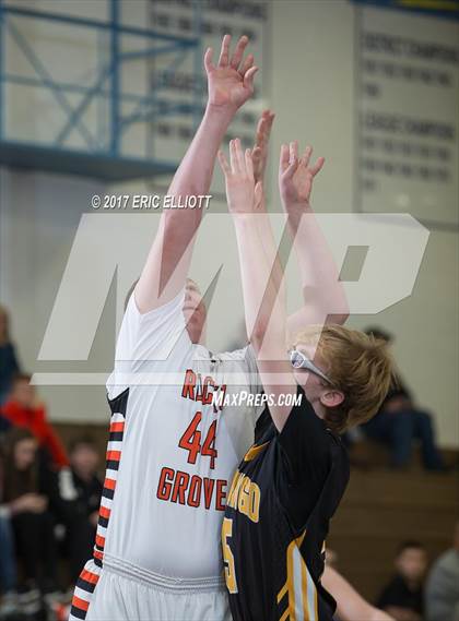 Thumbnail 3 in Venango Catholic vs Rocky Grove (Short St Motorcars Tournament) photogallery.
