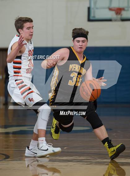 Thumbnail 2 in Venango Catholic vs Rocky Grove (Short St Motorcars Tournament) photogallery.