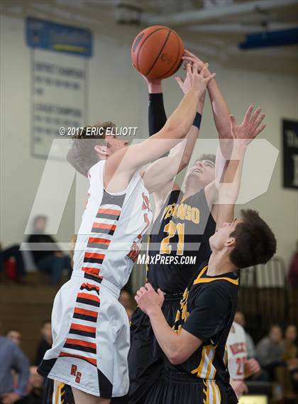 Thumbnail 2 in Venango Catholic vs Rocky Grove (Short St Motorcars Tournament) photogallery.