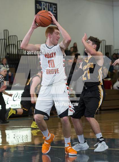 Thumbnail 2 in Venango Catholic vs Rocky Grove (Short St Motorcars Tournament) photogallery.
