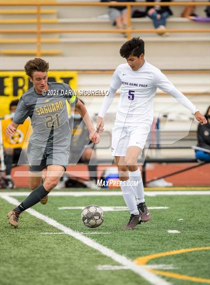 Thumbnail 2 in Notre Dame Prep vs. Saguaro (AIA 4A Quarterfinals) photogallery.