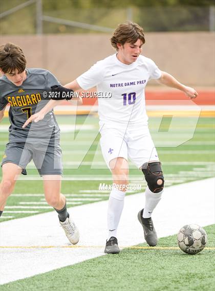 Thumbnail 2 in Notre Dame Prep vs. Saguaro (AIA 4A Quarterfinals) photogallery.