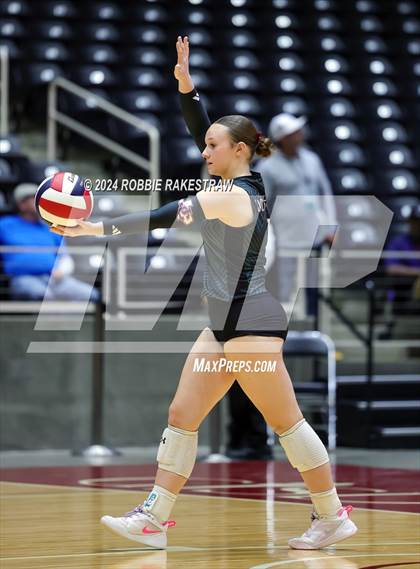 Thumbnail 1 in Johnson City vs. Wink (UIL 2A Volleyball Division I Final) photogallery.