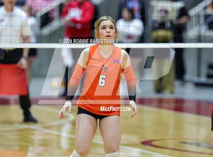 Thumbnail 3 in Johnson City vs. Wink (UIL 2A Volleyball Division I Final) photogallery.