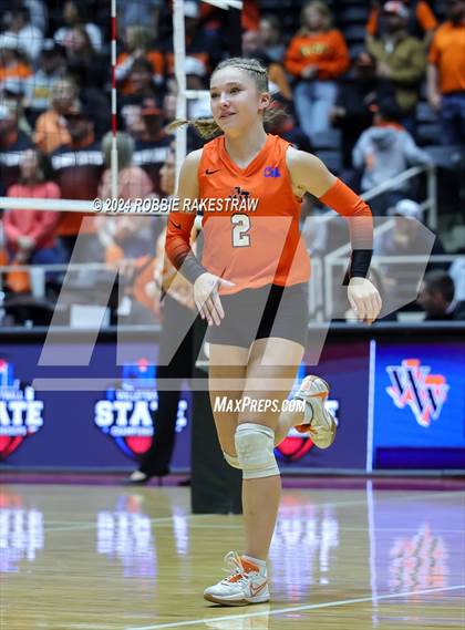 Thumbnail 2 in Johnson City vs. Wink (UIL 2A Volleyball Division I Final) photogallery.