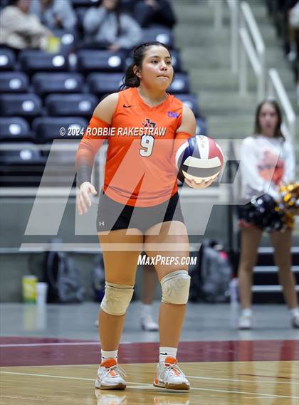 Thumbnail 2 in Johnson City vs. Wink (UIL 2A Volleyball Division I Final) photogallery.