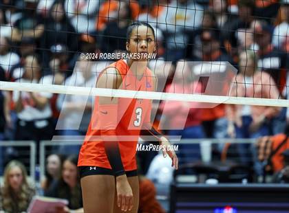 Thumbnail 2 in Johnson City vs. Wink (UIL 2A Volleyball Division I Final) photogallery.