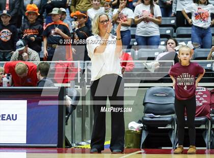 Thumbnail 3 in Johnson City vs. Wink (UIL 2A Volleyball Division I Final) photogallery.