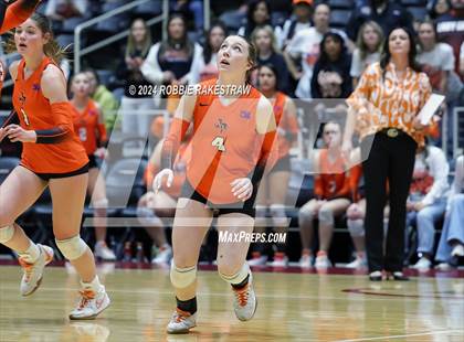 Thumbnail 3 in Johnson City vs. Wink (UIL 2A Volleyball Division I Final) photogallery.
