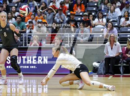 Thumbnail 1 in Johnson City vs. Wink (UIL 2A Volleyball Division I Final) photogallery.