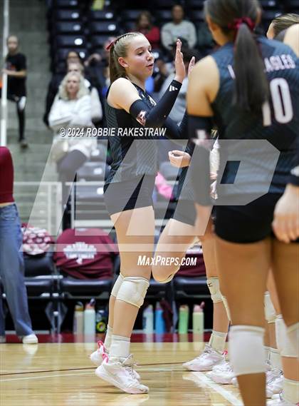 Thumbnail 2 in Johnson City vs. Wink (UIL 2A Volleyball Division I Final) photogallery.