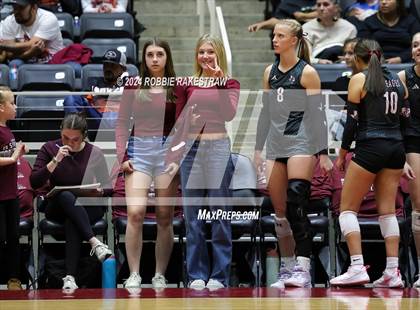 Thumbnail 3 in Johnson City vs. Wink (UIL 2A Volleyball Division I Final) photogallery.