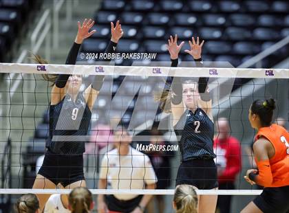 Thumbnail 2 in Johnson City vs. Wink (UIL 2A Volleyball Division I Final) photogallery.