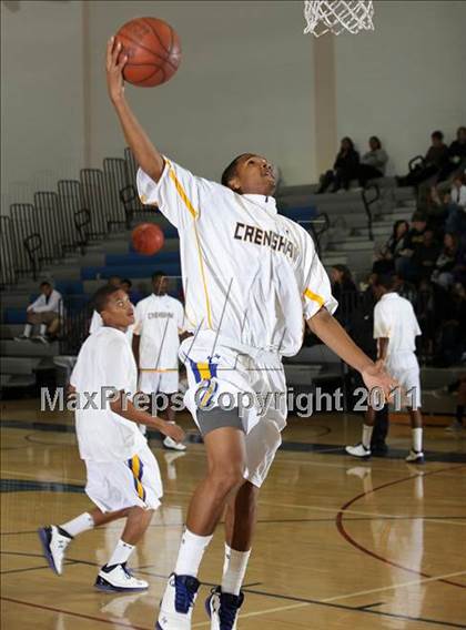 Thumbnail 2 in Crenshaw vs. Canyon (Burbank Tip-off Classic) photogallery.