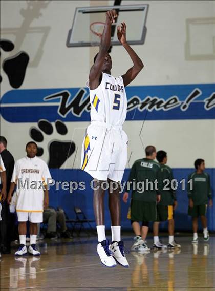 Thumbnail 3 in Crenshaw vs. Canyon (Burbank Tip-off Classic) photogallery.