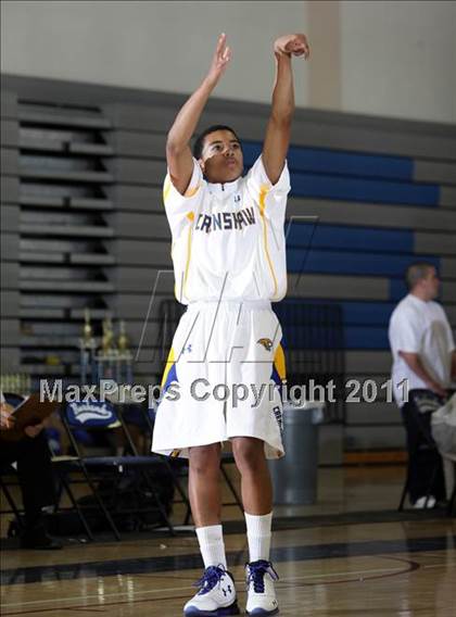 Thumbnail 2 in Crenshaw vs. Canyon (Burbank Tip-off Classic) photogallery.