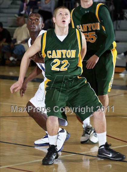 Thumbnail 3 in Crenshaw vs. Canyon (Burbank Tip-off Classic) photogallery.