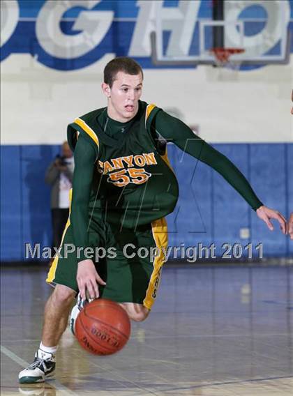 Thumbnail 3 in Crenshaw vs. Canyon (Burbank Tip-off Classic) photogallery.