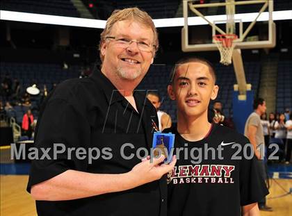 Thumbnail 2 in Alemany vs. St. John Bosco (CIF D3 SoCal Regional Final) photogallery.