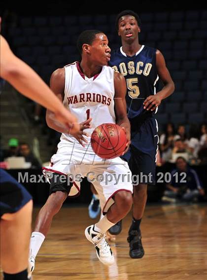 Thumbnail 1 in Alemany vs. St. John Bosco (CIF D3 SoCal Regional Final) photogallery.