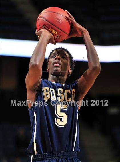 Thumbnail 3 in Alemany vs. St. John Bosco (CIF D3 SoCal Regional Final) photogallery.