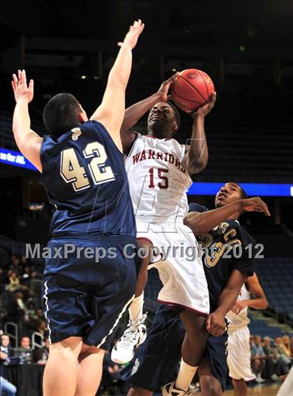 Thumbnail 2 in Alemany vs. St. John Bosco (CIF D3 SoCal Regional Final) photogallery.
