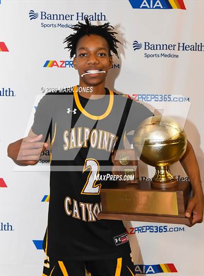 Thumbnail 2 in Salpointe Catholic vs. Peoria (AIA 4A Final Awards) photogallery.