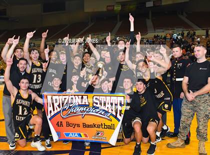 Thumbnail 2 in Salpointe Catholic vs. Peoria (AIA 4A Final Awards) photogallery.