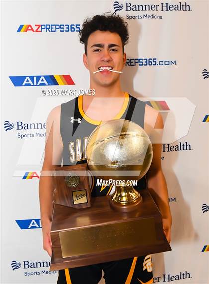 Thumbnail 3 in Salpointe Catholic vs. Peoria (AIA 4A Final Awards) photogallery.