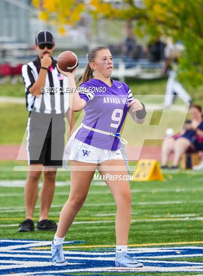 Thumbnail 3 in FR: Arvada West vs Columbine (Dakota Ridge High School) photogallery.