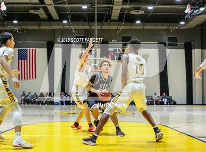 Thumbnail 1 in Saddleback Valley Christian vs. Temecula Valley (Rancho Christian Basketball Showcase) photogallery.