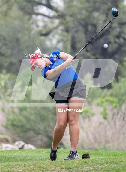Thumbnail 1 in UIL Golf Girls 5A Region 4 District 25 Tournament photogallery.