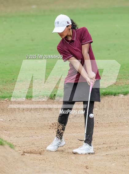 Thumbnail 1 in UIL Golf Girls 5A Region 4 District 25 Tournament photogallery.