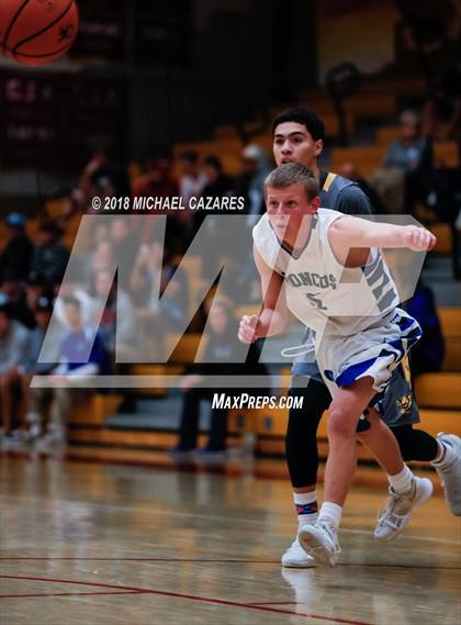 Thumbnail 1 in Temecula Valley vs. Rancho Bernardo (Holiday Hoops Classic) photogallery.