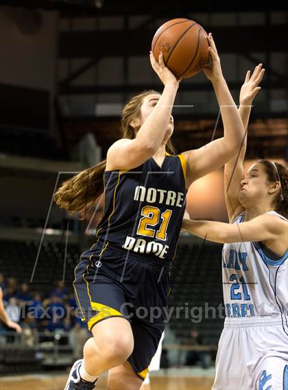 Thumbnail 2 in Notre Dame Academy vs Boone Co. (KHSAA Ninth Region Semifinal) photogallery.