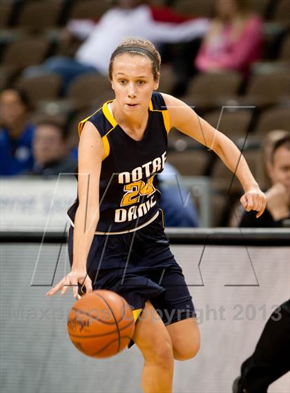 Thumbnail 3 in Notre Dame Academy vs Boone Co. (KHSAA Ninth Region Semifinal) photogallery.