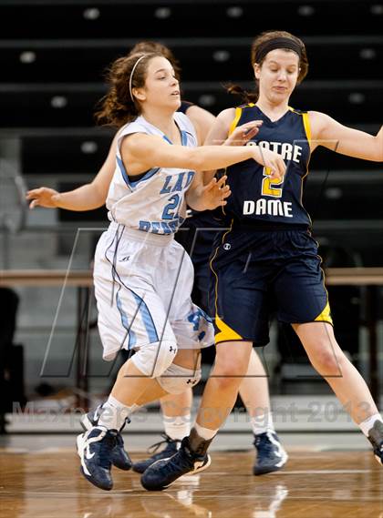 Thumbnail 2 in Notre Dame Academy vs Boone Co. (KHSAA Ninth Region Semifinal) photogallery.