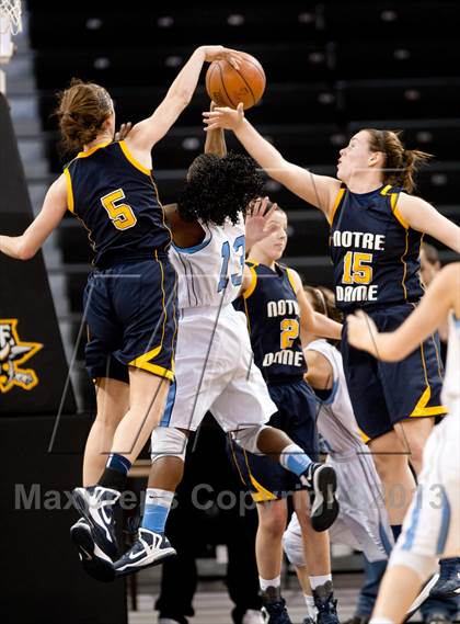 Thumbnail 2 in Notre Dame Academy vs Boone Co. (KHSAA Ninth Region Semifinal) photogallery.