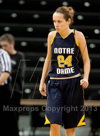 Thumbnail 3 in Notre Dame Academy vs Boone Co. (KHSAA Ninth Region Semifinal) photogallery.