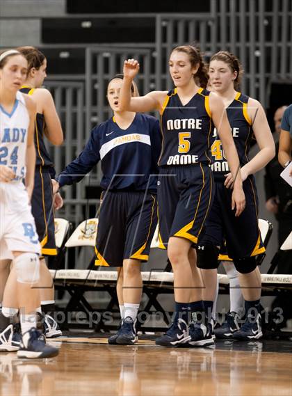 Thumbnail 2 in Notre Dame Academy vs Boone Co. (KHSAA Ninth Region Semifinal) photogallery.