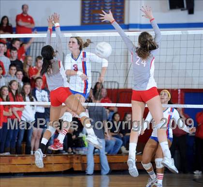 Thumbnail 2 in Los Alamitos @ Mira Costa (CIF SS Playoffs) photogallery.
