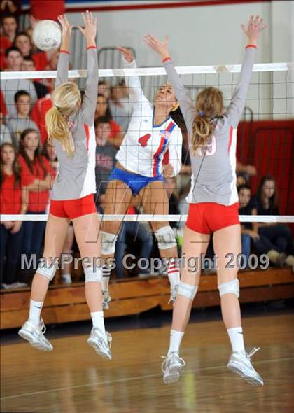 Thumbnail 3 in Los Alamitos @ Mira Costa (CIF SS Playoffs) photogallery.