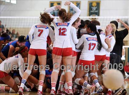 Thumbnail 3 in Los Alamitos @ Mira Costa (CIF SS Playoffs) photogallery.