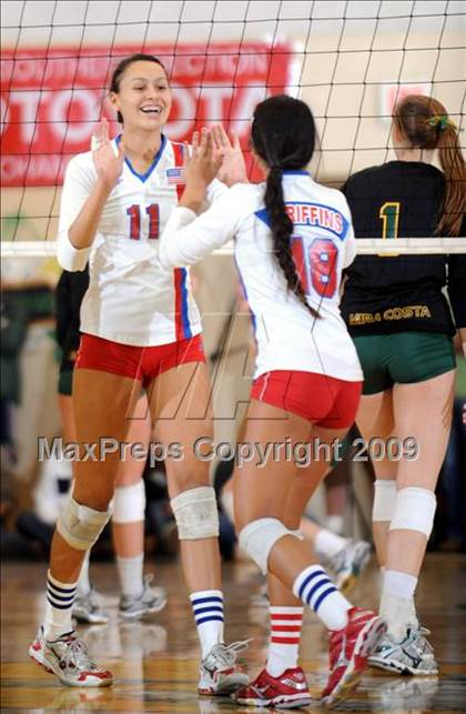 Thumbnail 2 in Los Alamitos @ Mira Costa (CIF SS Playoffs) photogallery.