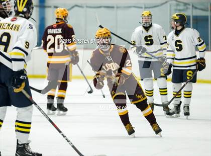 Thumbnail 3 in Loyola Gold vs Glenbrook South (SHL Round 1 Playoff) photogallery.