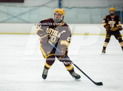 Thumbnail 3 in Loyola Gold vs Glenbrook South (SHL Round 1 Playoff) photogallery.