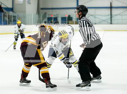 Thumbnail 3 in Loyola Gold vs Glenbrook South (SHL Round 1 Playoff) photogallery.