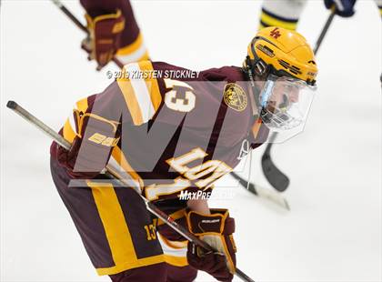 Thumbnail 2 in Loyola Gold vs Glenbrook South (SHL Round 1 Playoff) photogallery.