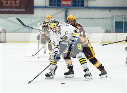 Thumbnail 1 in Loyola Gold vs Glenbrook South (SHL Round 1 Playoff) photogallery.